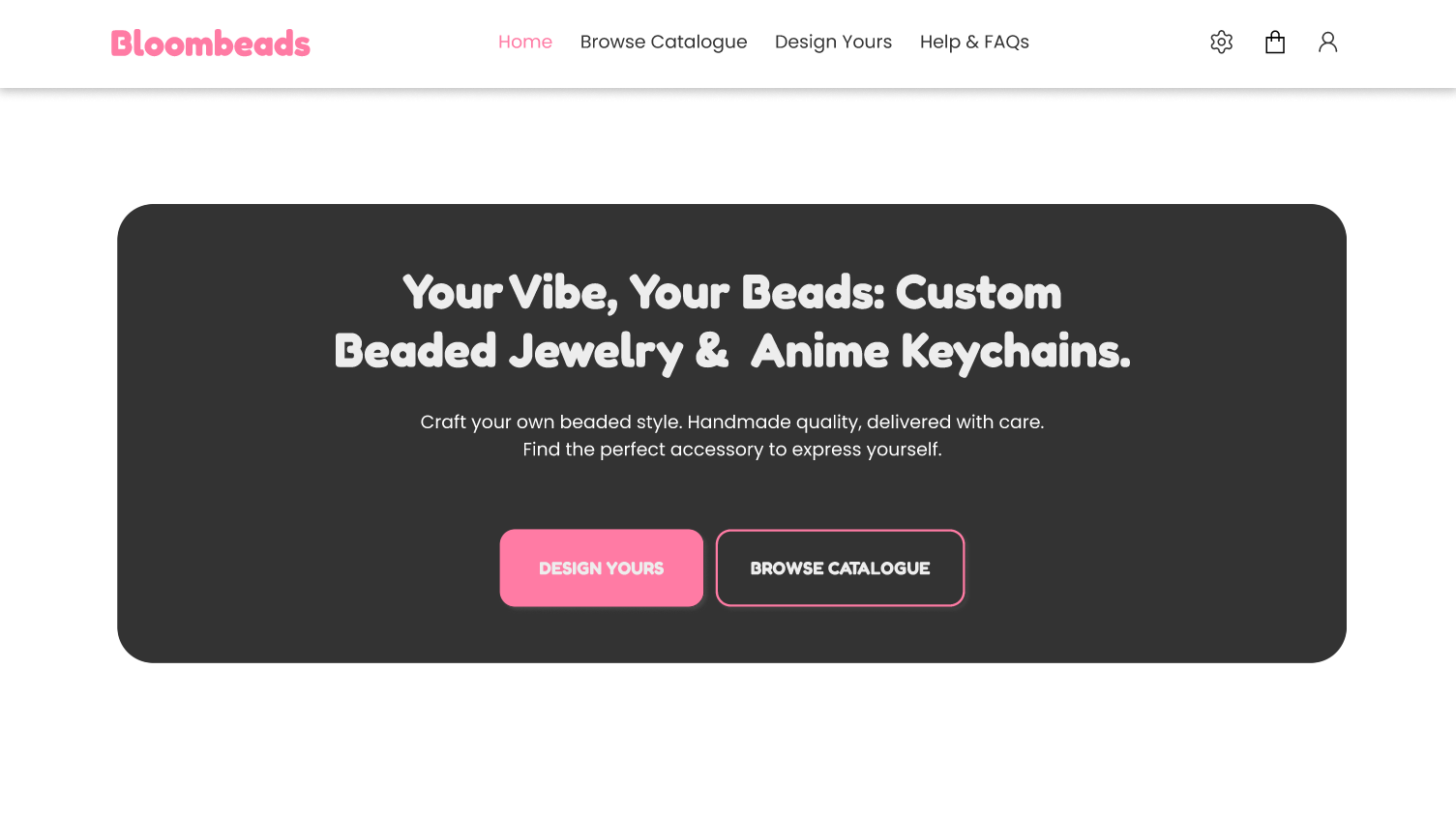 Bloombeads Custom Jewelry Design Screen